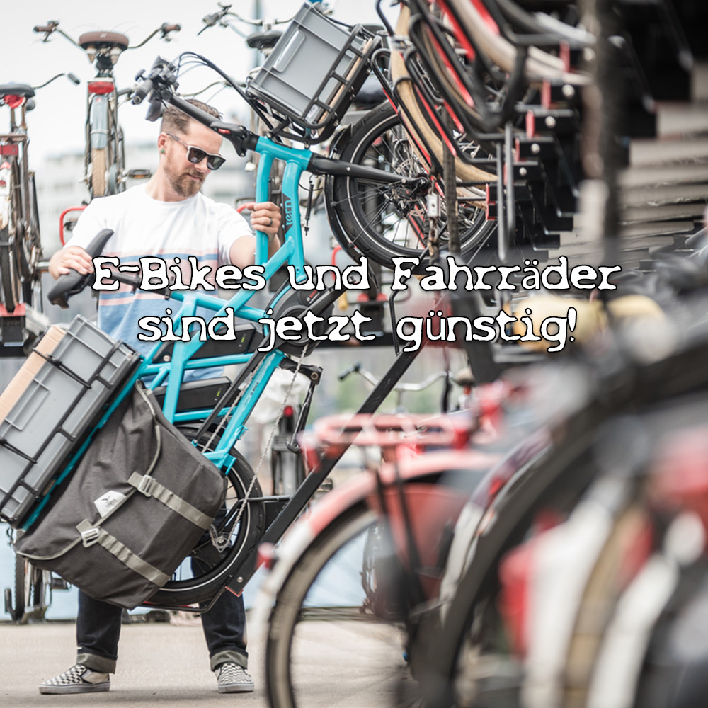 EBikes und Fahrräder sind jetzt günstig! Downtownbikes