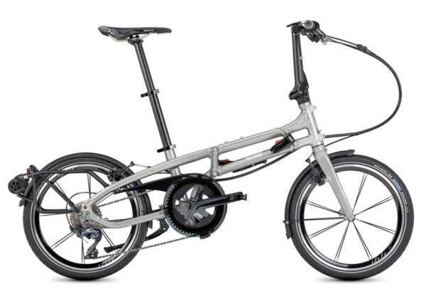 TERN Faltrad "BYB S11" Mod. 24, Unisex, 20", matte silver / mirror, 11-Gang SHIMANO "Ultegra"