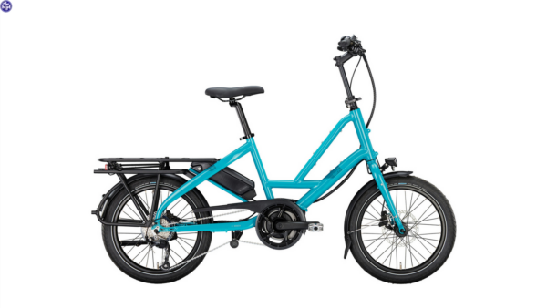 TERN Elektro-Kompaktrad "Quick Haul D9" Mod. 24, Unisex, 20", beetle blue / sea, 9-Gang SHIMANO "Altus"