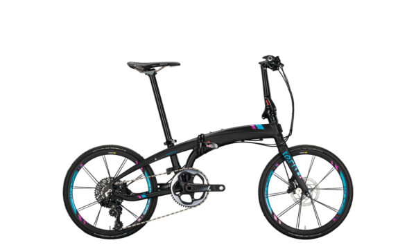 TERN Faltrad "Verge X11" Mod. 24, Unisex, 20", satin black / blue / magenta, 11-Gang SRAM "X1"